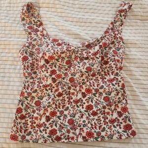 Floral Abercrombie tank